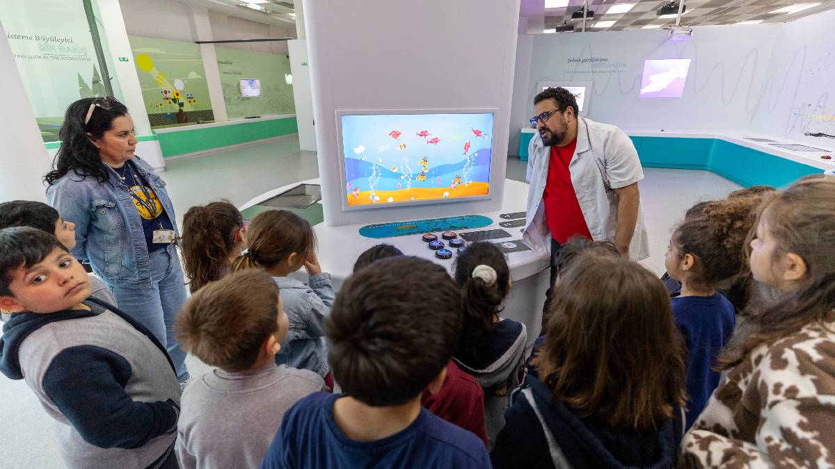 Mersin Büyükşehir Mercan 100. Yıl İklim ve Çevre Bilim Merkezi 200 bin ziyaretçi sayısına ulaştı