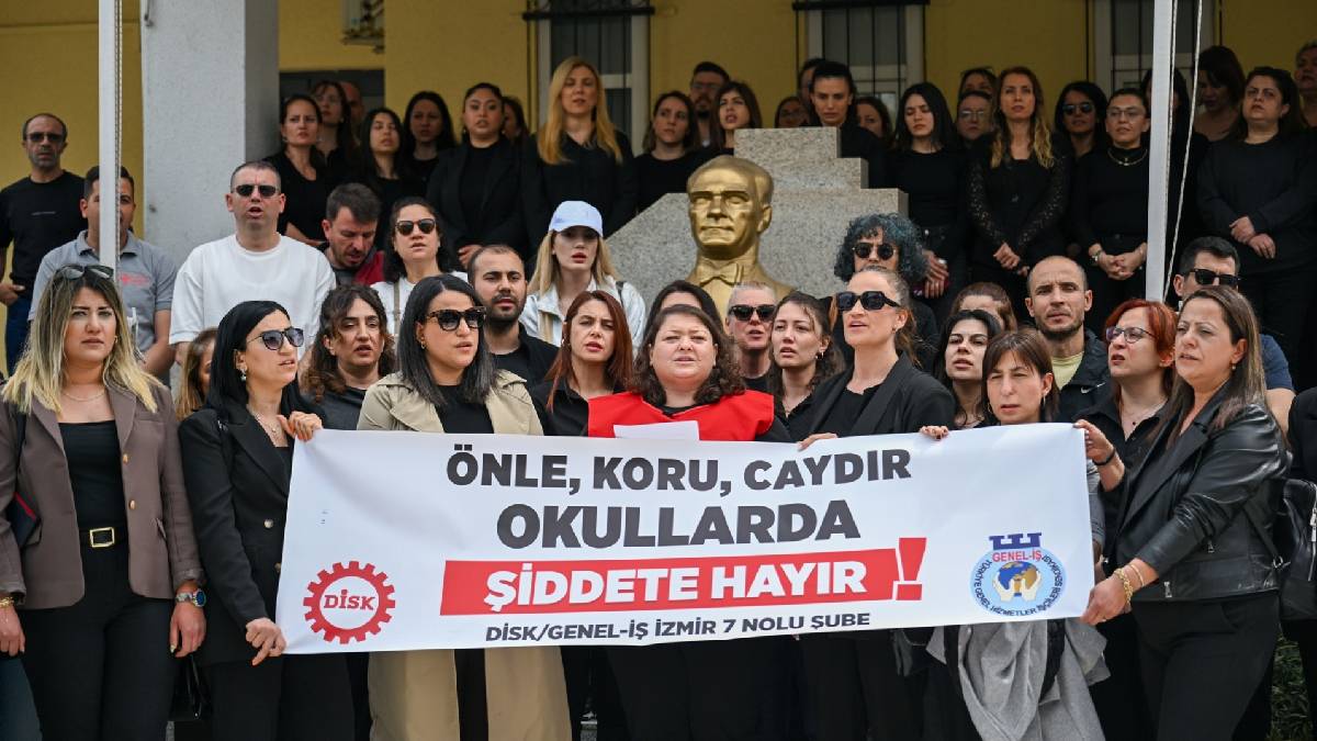 Bornova’dan okullarda şiddete karşı tek ses: Karanlığa teslim olmayacağız!