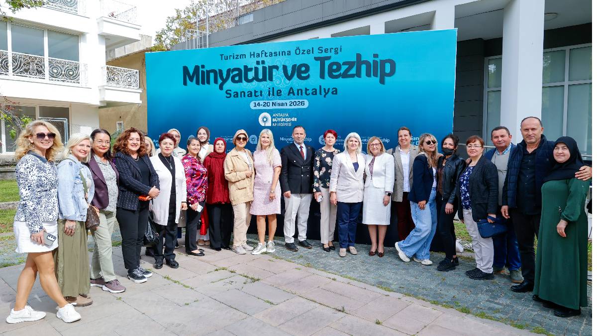 “Minyatür ve Tezhip Sanatı ile Antalya Sergisi” açıldı