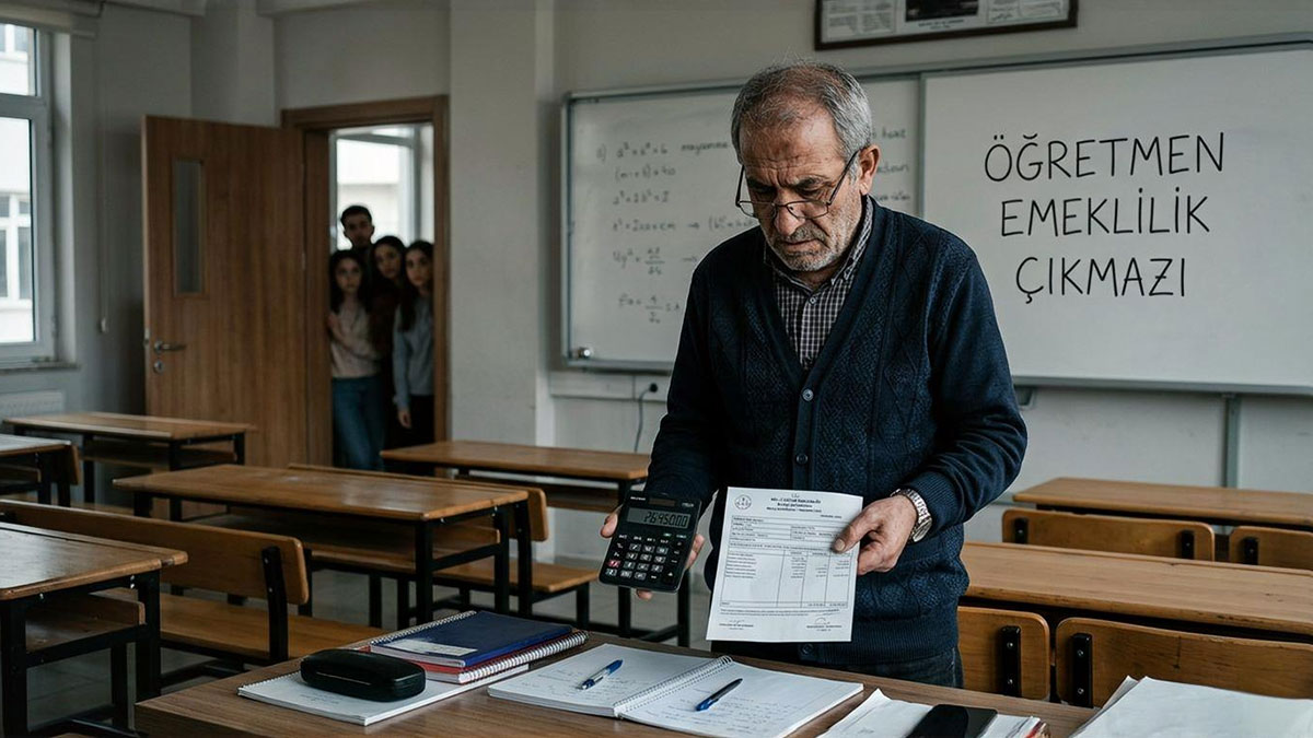 123 bin öğretmen, yaş haddini doldurmasına rağmen emekliye ayrılmıyor