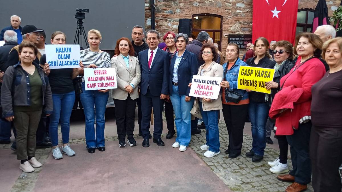 Efeler Halkı Nevzat Biçer Nikah ve Konferans Salonu için tek yürek oldu