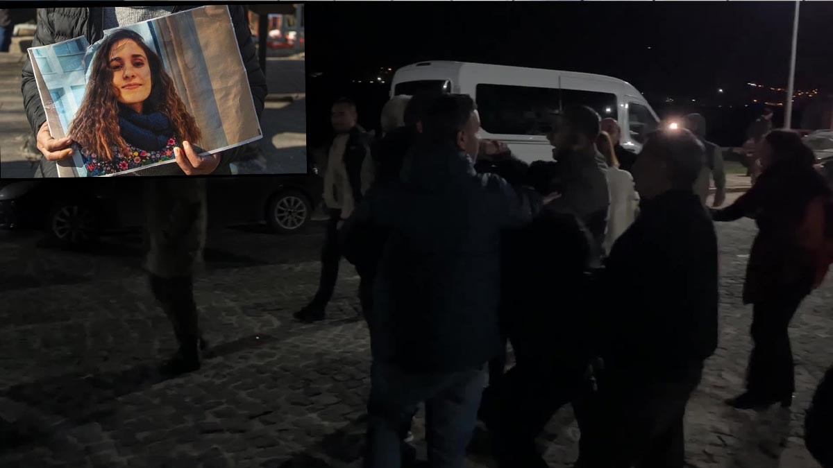 Gülistan Doku soruşturmasında adliye önünde gerginlik: Aygül Doku:Adliyenin önünde bize saldırıyorlar, bu cüret nereden geliyor