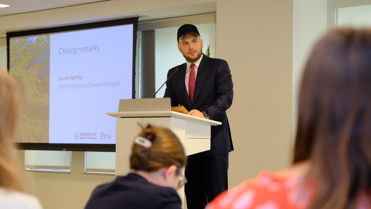 Samed Ağırbaş, ABD’de iklim finansmanı ve sıfır atık vizyonunu anlattı