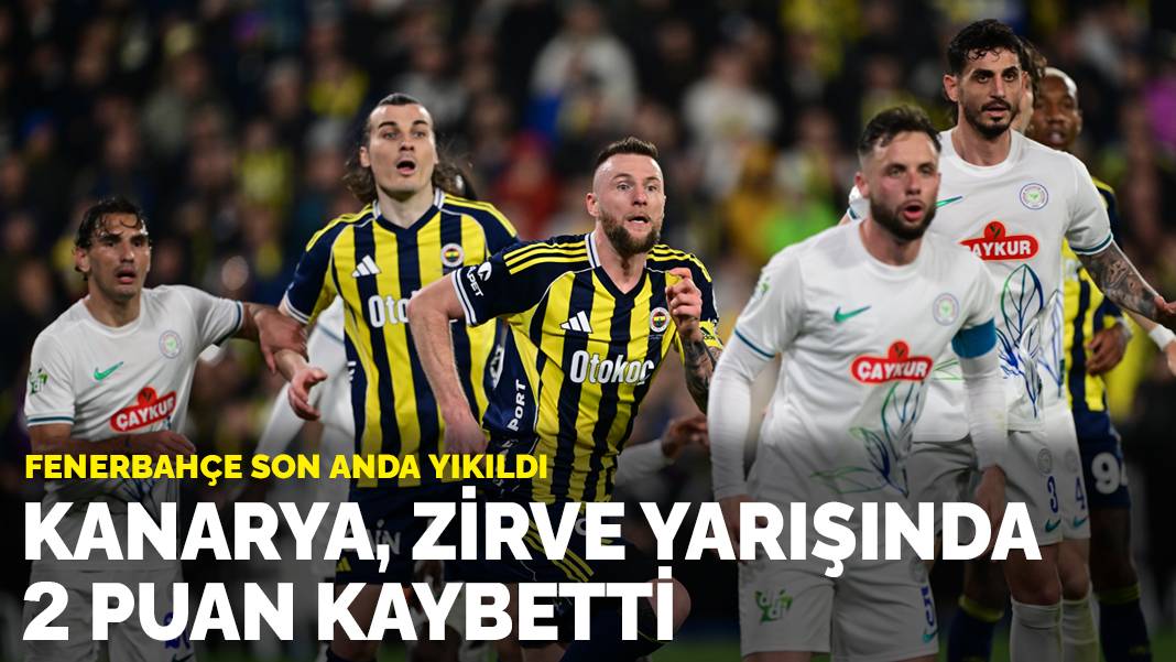 Fenerbahçe'ye son dakikada ağır darbe