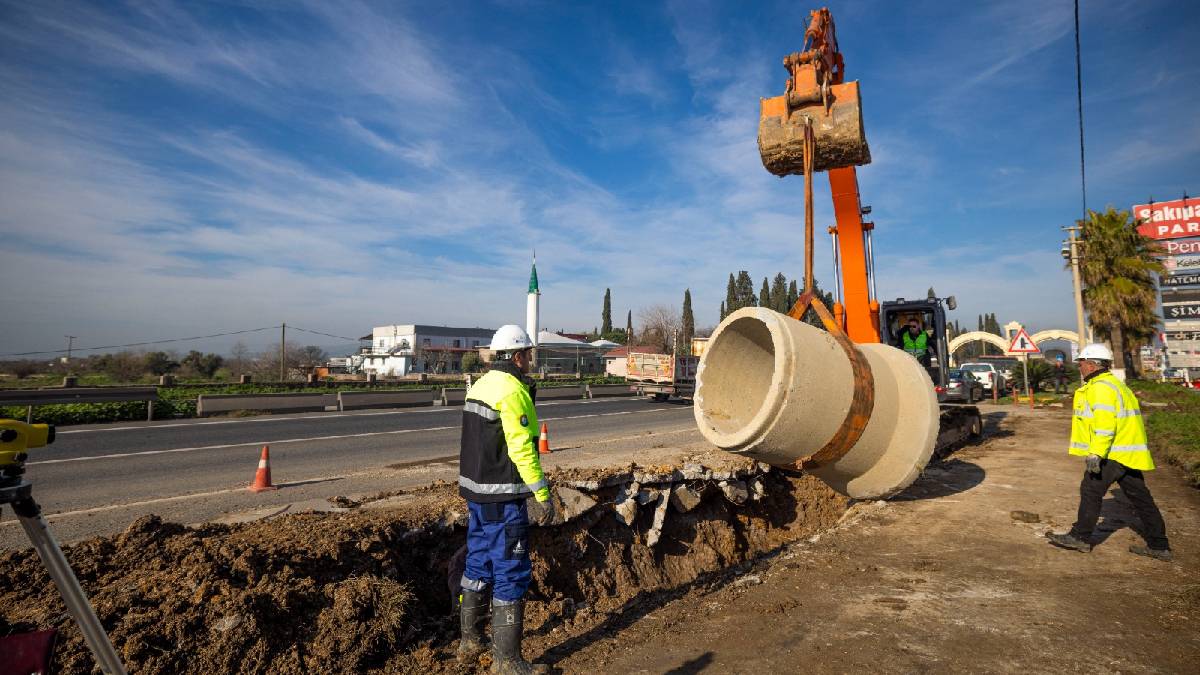 Menemen Türkelli’de su baskınlarına kalıcı çözüm