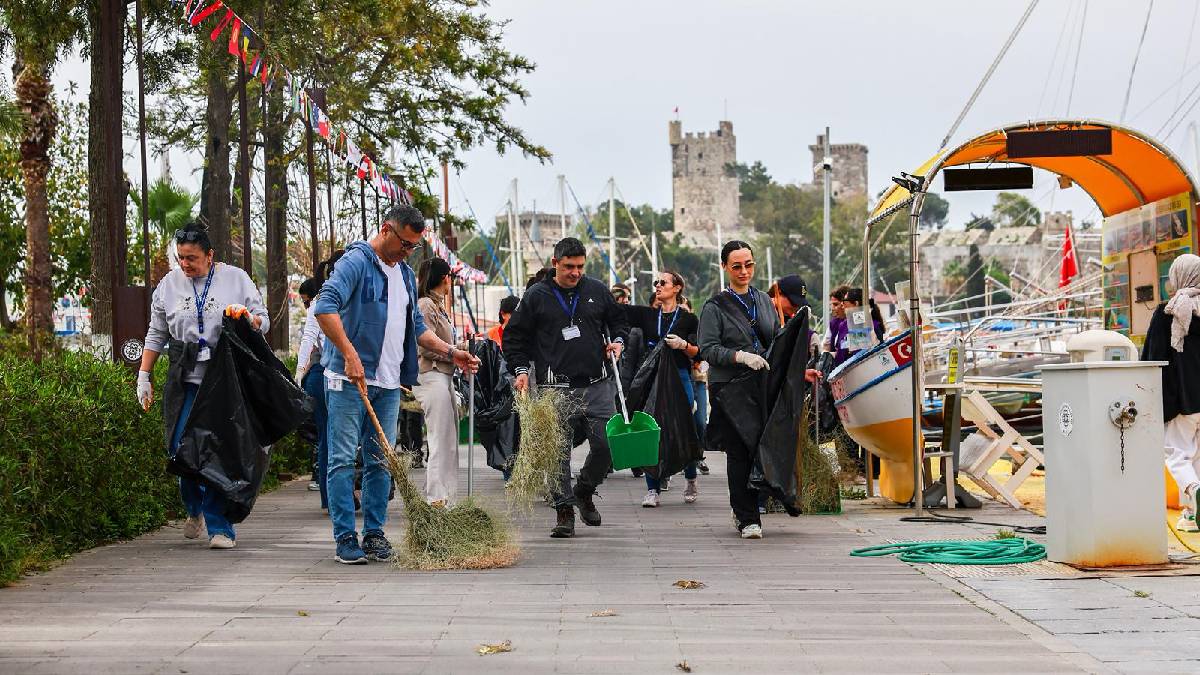 Bodrum’da temizlik seferberliği yeniden başladı
