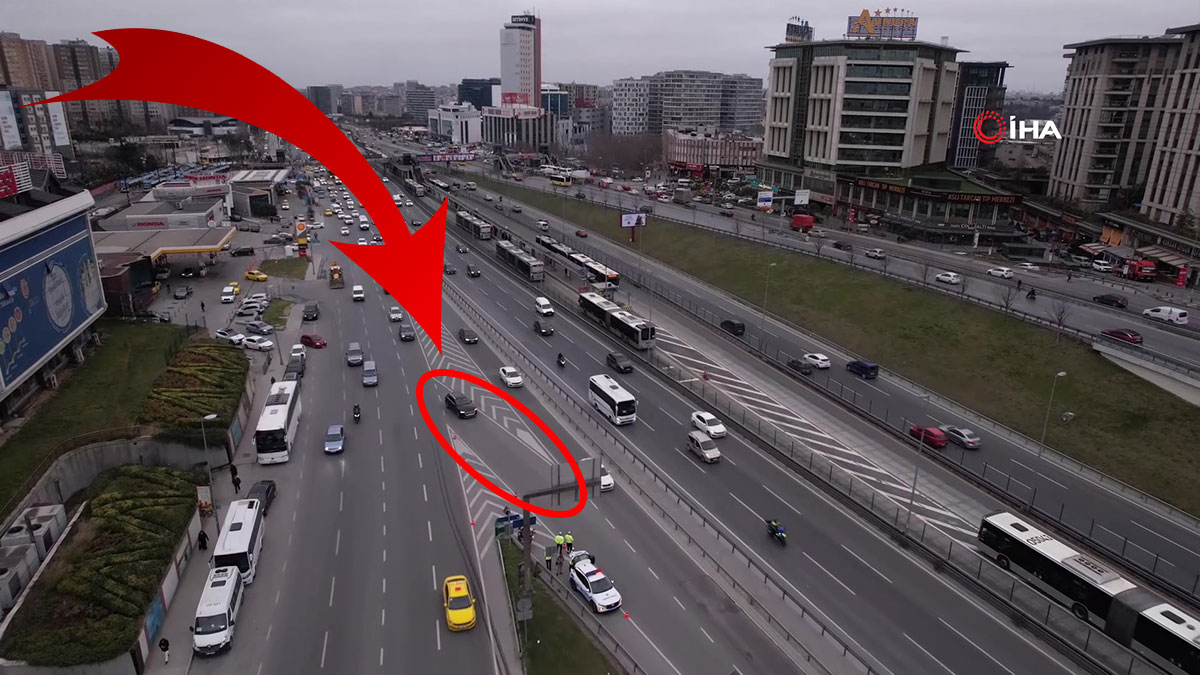 Cevizlibağ'daki taralı alan düzenlemesi sürücüleri isyan ettirdi