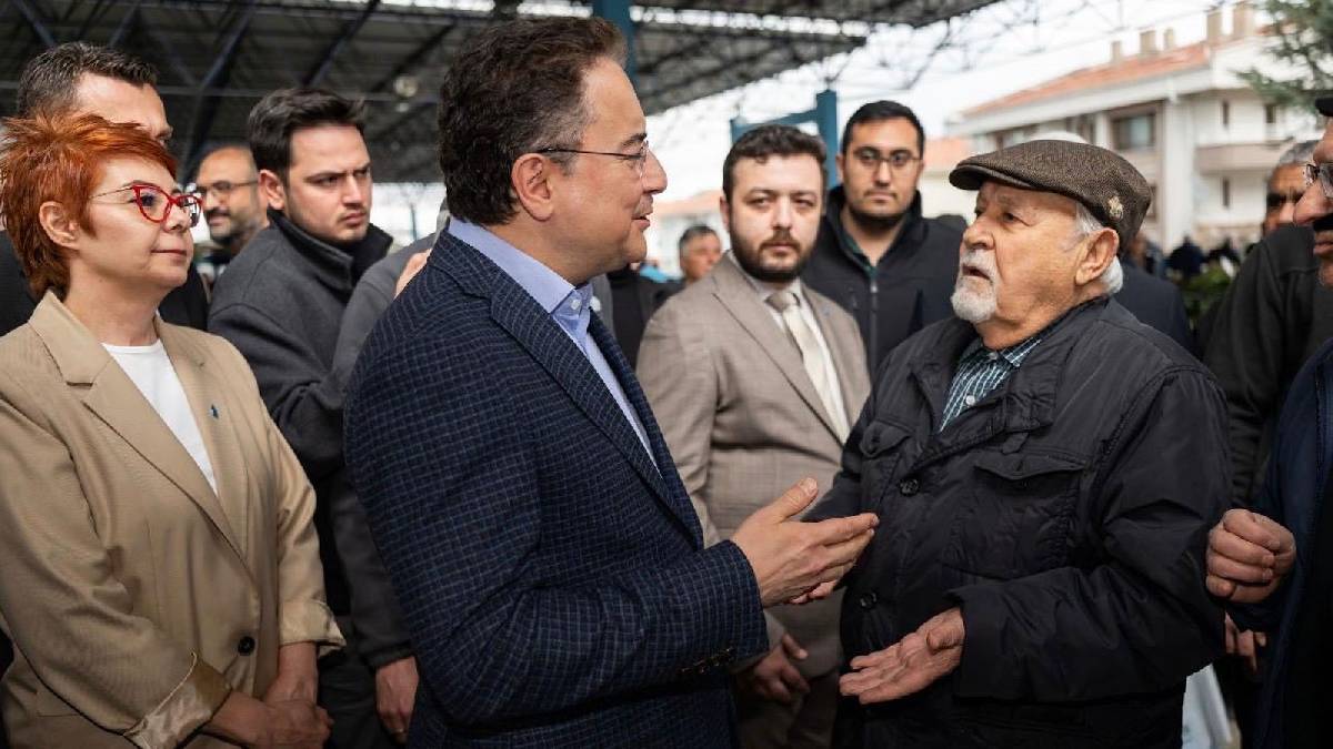 Babacan'dan Ankara'da pazar ziyareti: Esnaf da vatandaş da ekonomiye isyan ediyor
