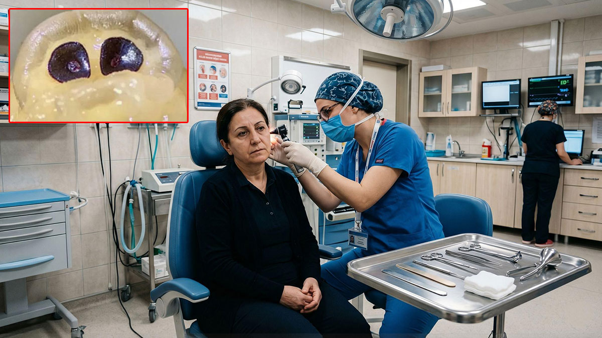 Hapşırdığında burnundan düşen o nesneyi görünce çığlık çığlığa bağırdı