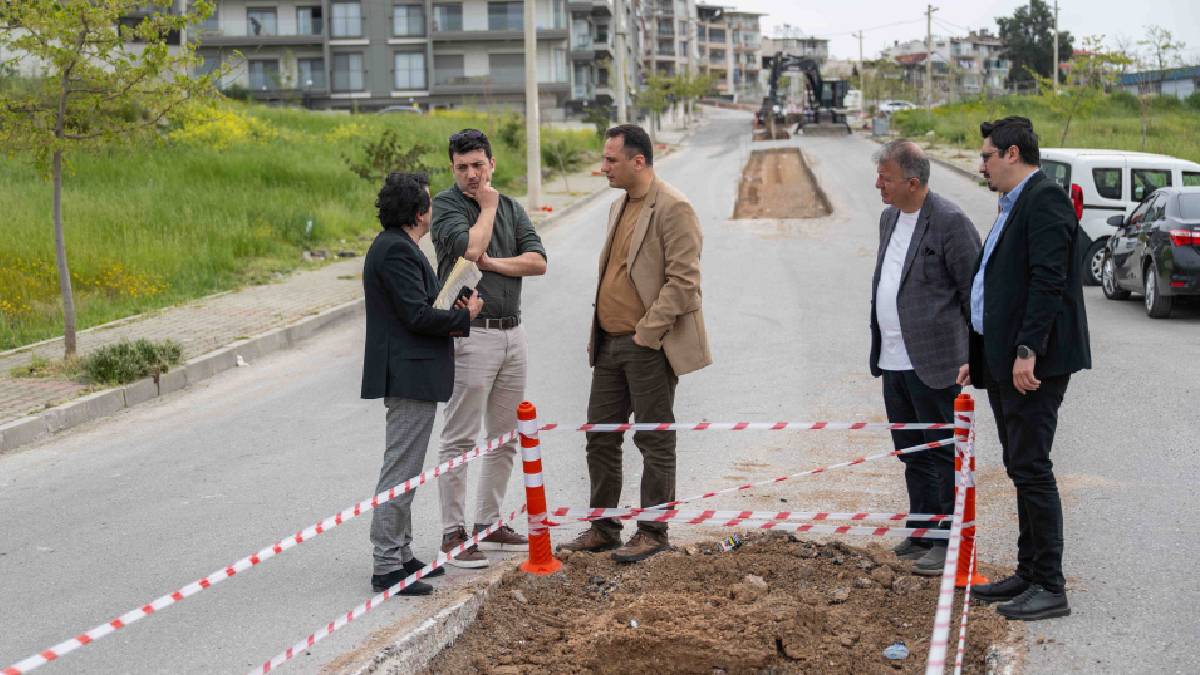 Başkan Eşki çalışmaları yerinde inceledi