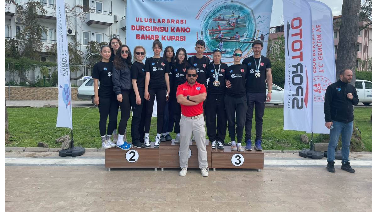 Eskişehirli kanocular Köyceğiz’den gururla döndü