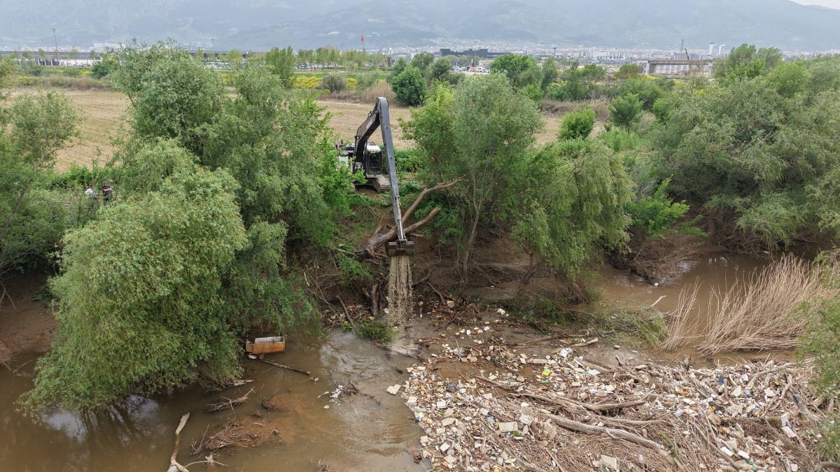 Gediz ve Nif Çayı’nın birleşim noktasına kritik müdahale