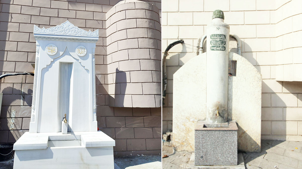 Beykoz'un üç İshak Ağa çeşmesinden biri artık yok: 300 yıllık tarihi  çeşme yıkıldı, yerine mermer kütle koyuldu