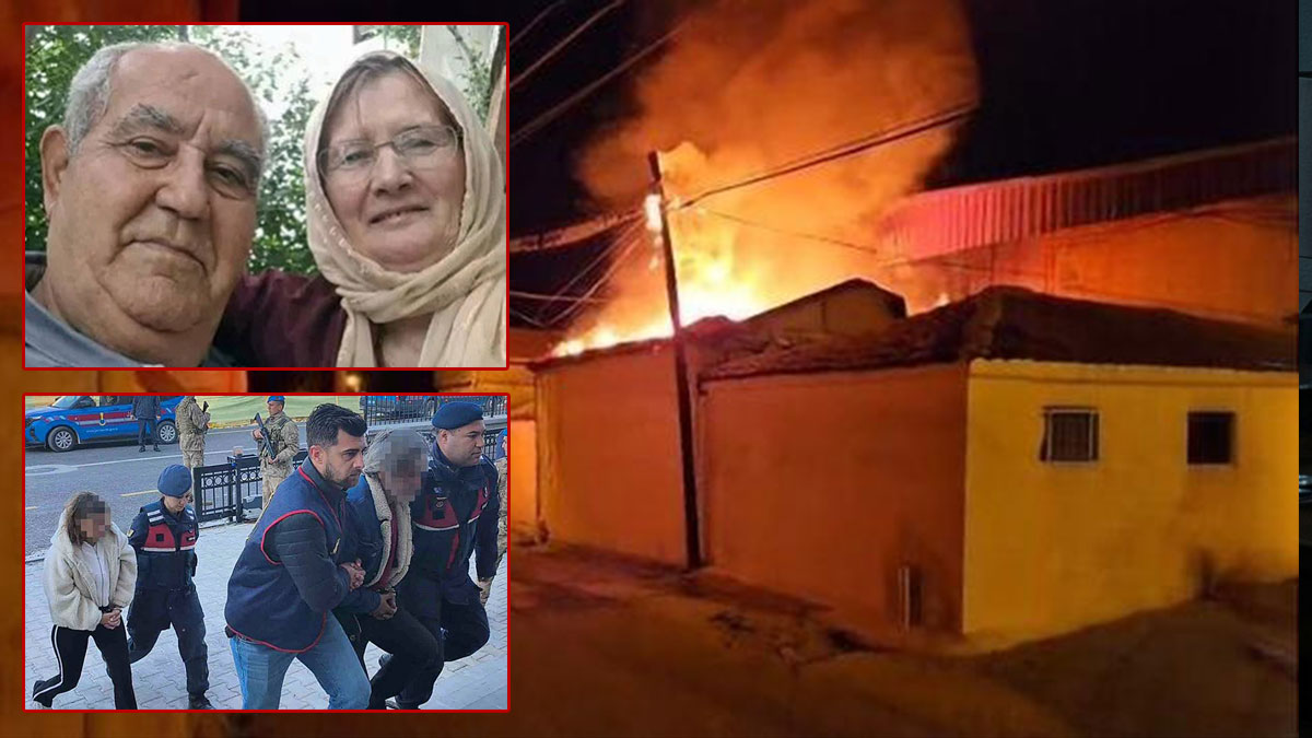 Yaşlı çiftin öldüğü ev yangınının altından torun cinayeti çıktı: Altın dişleri kuyumcuya götürmüşler