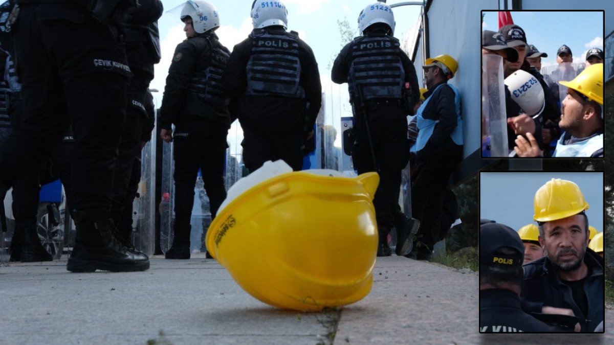 Aylardır maaş alamayan madencilerin Ankara yürüyüşüne müdahale: 110 işçi gözaltında