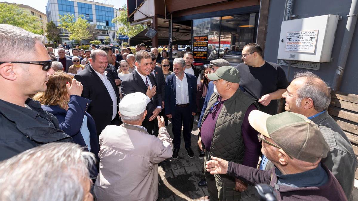 Başkan Tugay'dan Menderes'e teşekkür turu