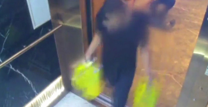 İstanbul Ataşehir'deki lüks bir rezidanstaki silahlı saldırının görüntüleri ortaya çıktı