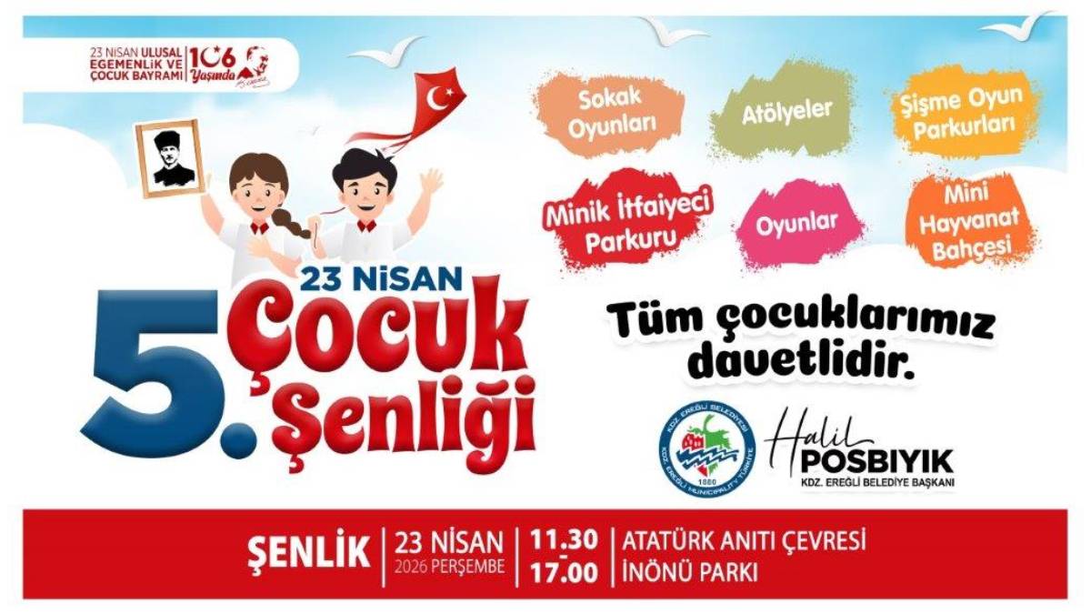 Kdz. Ereğli 23 Nisan coşkusuna hazır