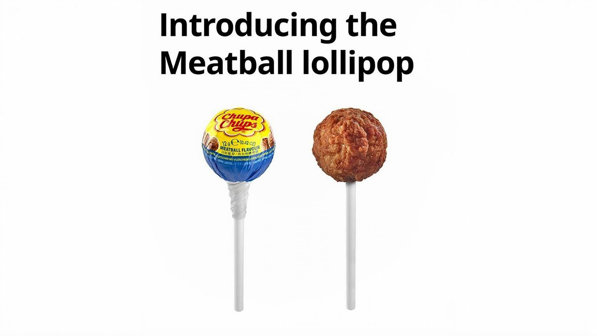 1 Nisan şakası gerçek oldu: Köfte lolipop üretimi başladı