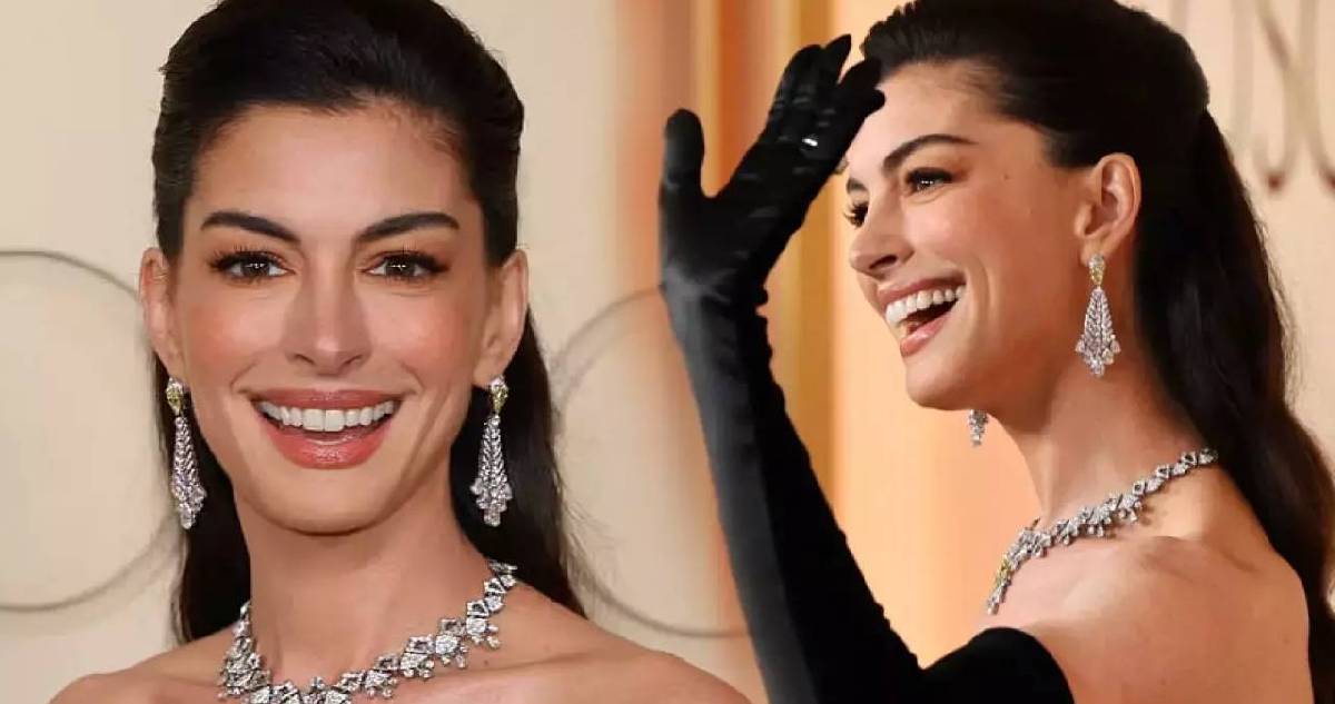 Dünyanın en güzel kadını seçildi! Anne Hathaway yine kendini gösterdi