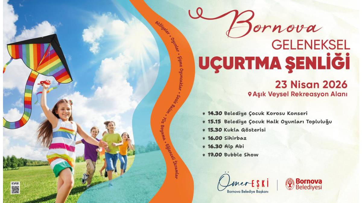 İzmirliler 23 Nisan’da Aşık Veysel’de buluşacak, gökyüzü uçurtmalarla renklenecek