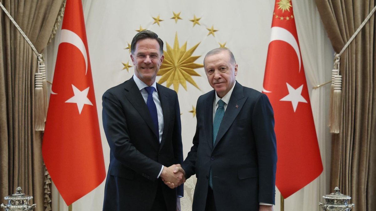 Erdoğan, NATO Genel Sekreteri Rutte'yi kabul etti