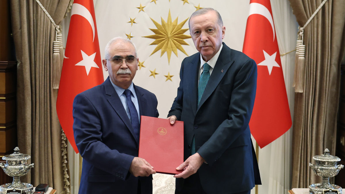 AYM Başkanı Özkaya'da Cumhurbaşkanı Erdoğan'a ziyaret