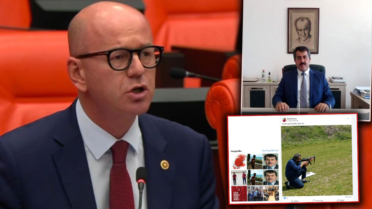 'Milli Eğitim Müdürünün silahlı pozu' skandalında ruhsat tartışması: CHP'den iki bakanlığa soru önergesi