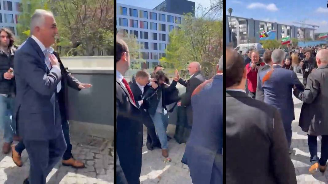 ABD ve İsrail'e destek veren devrik Şah'ın oğlu Rıza Pehlevi'ye saldırı şoku: Kan kırmızısına boyandı