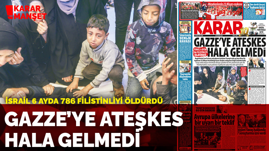 İsrail 6 ayda 786 Filistinliyi öldürdü: Gazze'ye ateşkes hala gelmedi
