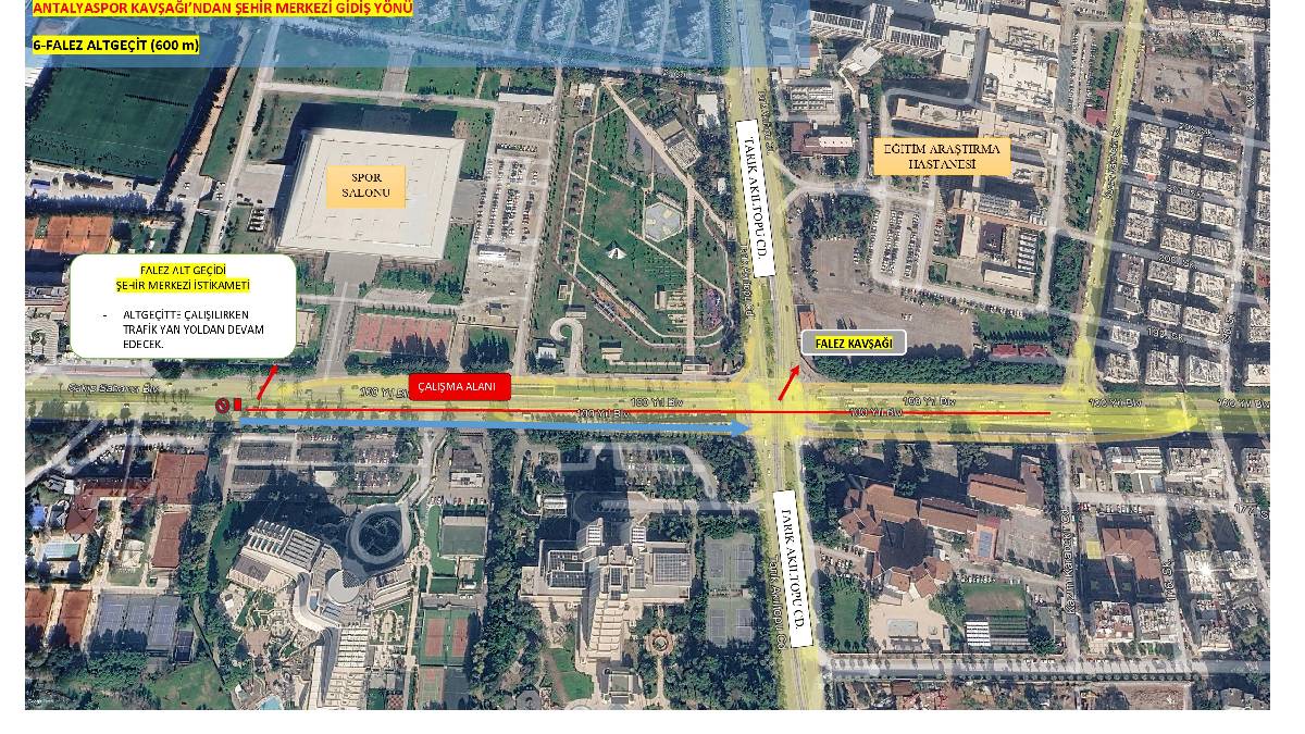 Antalya Büyükşehir Belediyesi’nden 6. etap asfalt çalışması