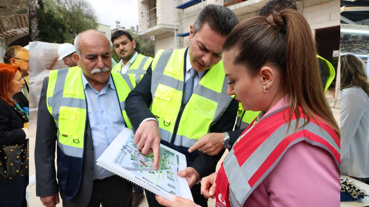 Başkan Vekili Özdemir Balbey Kentsel Yenileme Projesini inceledi