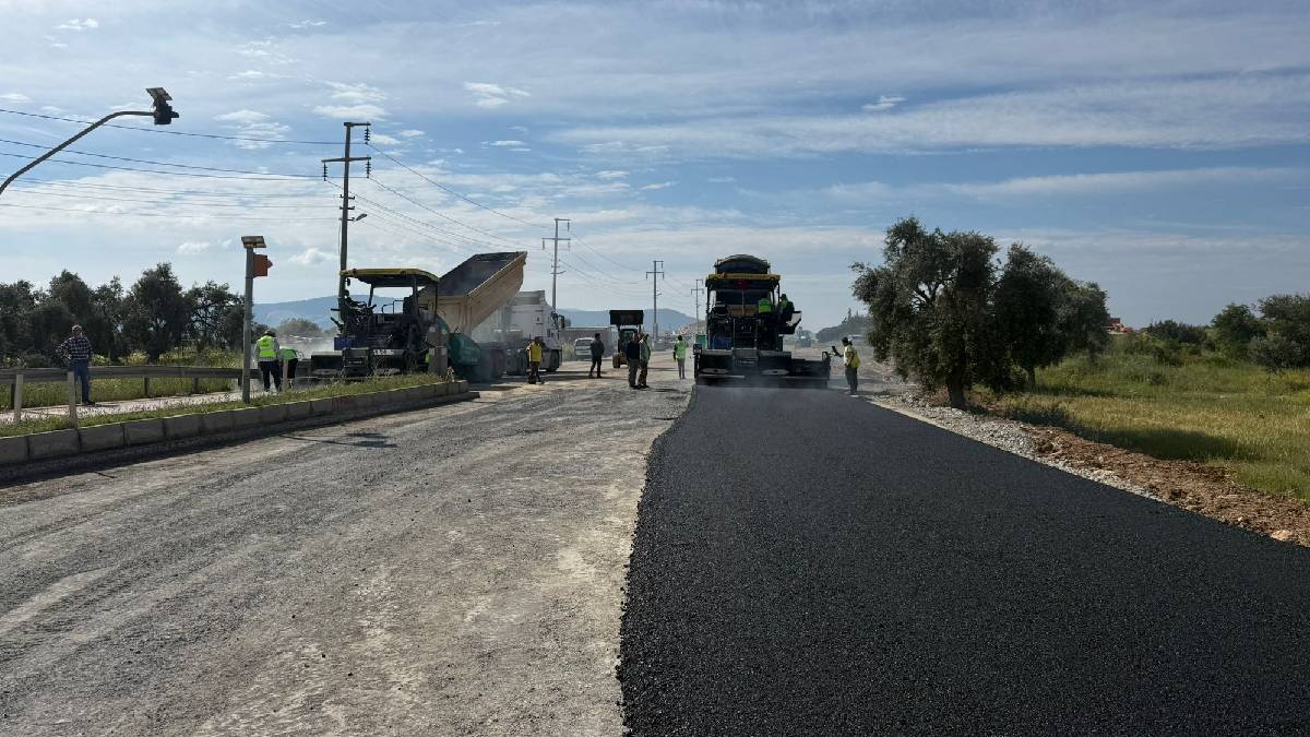 Aydın Büyükşehir Belediyesi yol yapım ve yenileme çalışmalarına devam ediyor