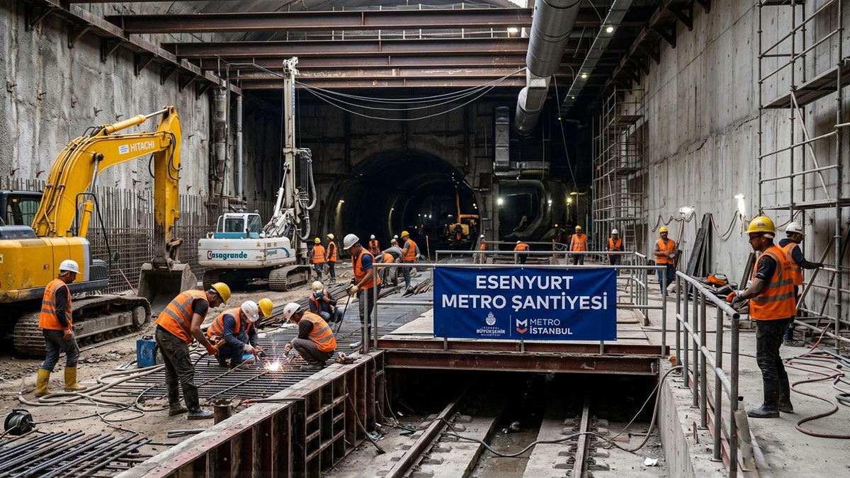 M7 Mahmutbey-Esenyurt metro hattı için tarih verildi: İstanbul trafiğine nefes aldıracak