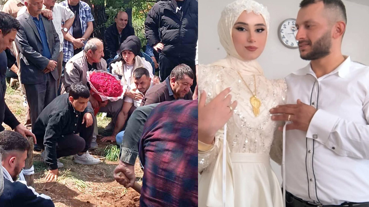 Burdur'da acı olay! Düğün günü ölü bulunan damadın mezarına gelin buketi bırakıldı
