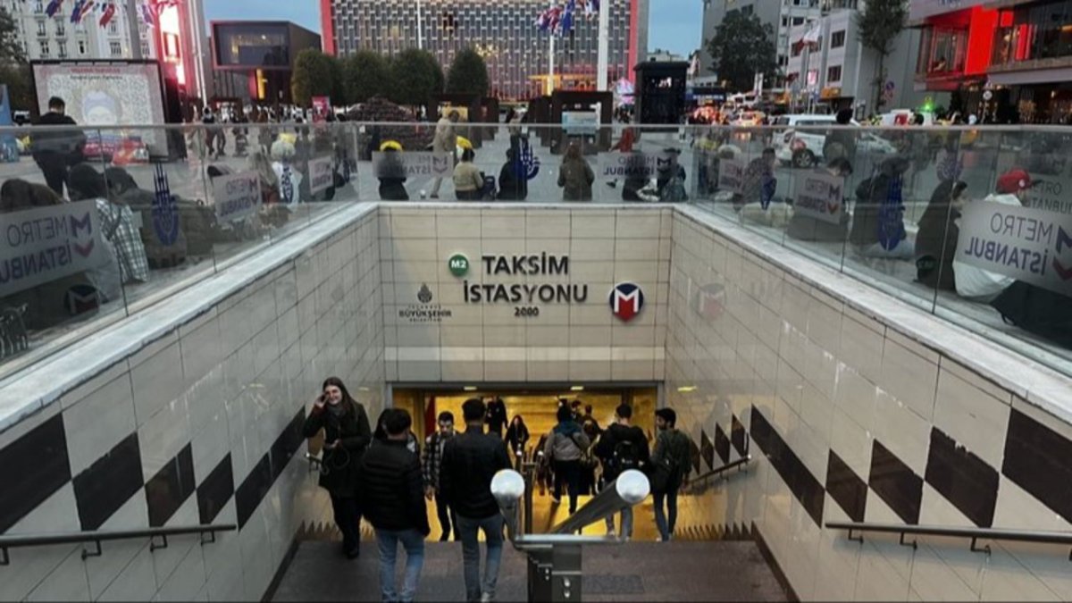 Taksim Metro İstasyonu kapatıldı mı, trenler Taksim'de durmayacak mı? 27 Nisan İstanbul Valiliği Metro İstanbul duyurusu
