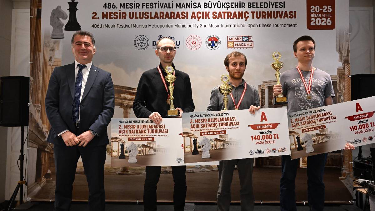 2. Mesir Uluslararası Açık Satranç Turnuvası’nda ödüller sahiplerini buldu