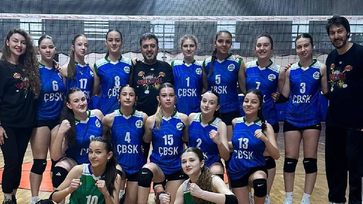 ÇBSK`nın Küçük Kızları Namağlup Türkiye Şampiyonası’nda