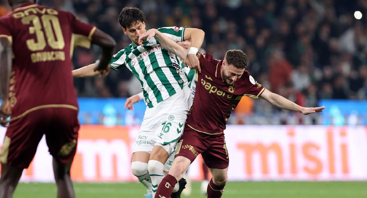 Trabzonspor ikincilik koltuğunu Konya'da bıraktı