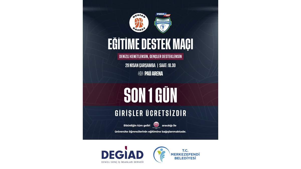 “Eğitime Destek Maçı” yarın PAÜ Arena’da oynanacak