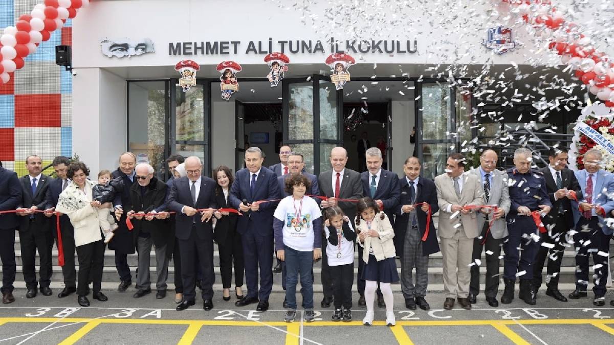 Trabzon’da Mehmet Ali Tuna İlkokulu açıldı!