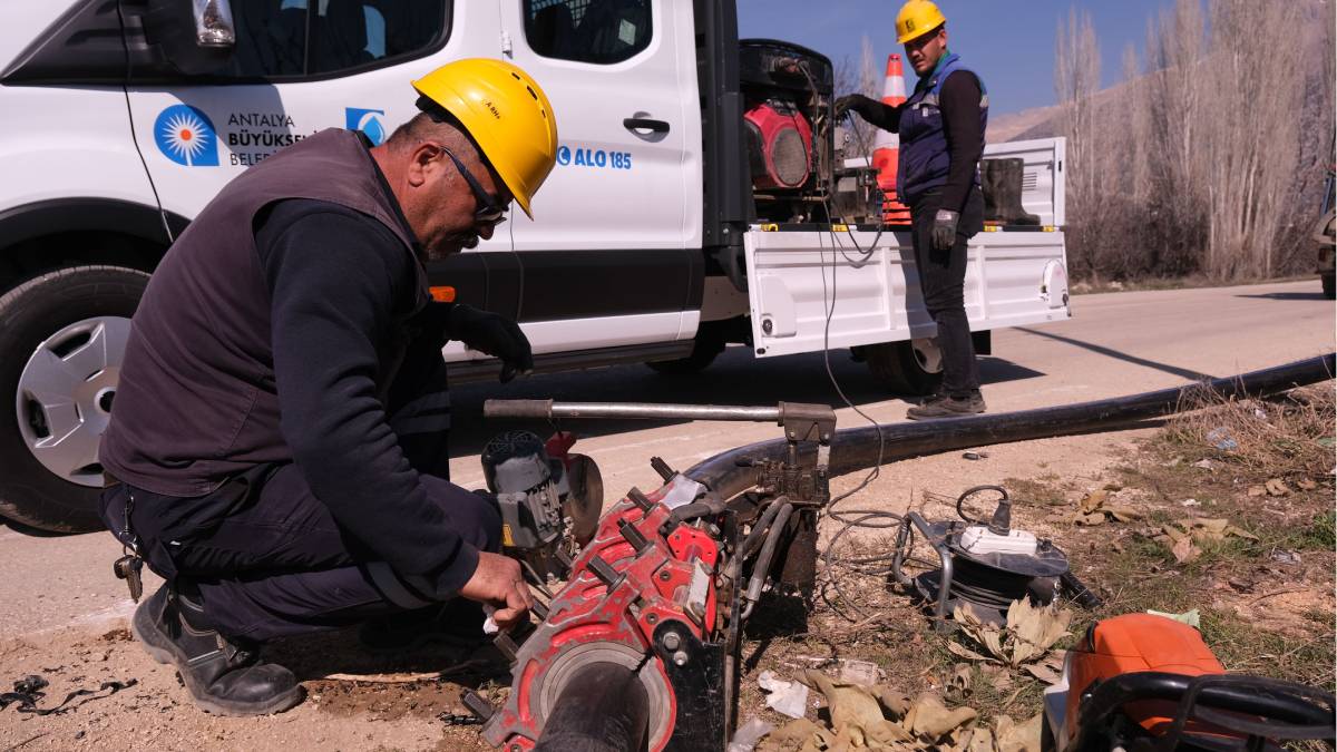 ASAT’tan Elmalı’da asfalt öncesi altyapı yatırımı