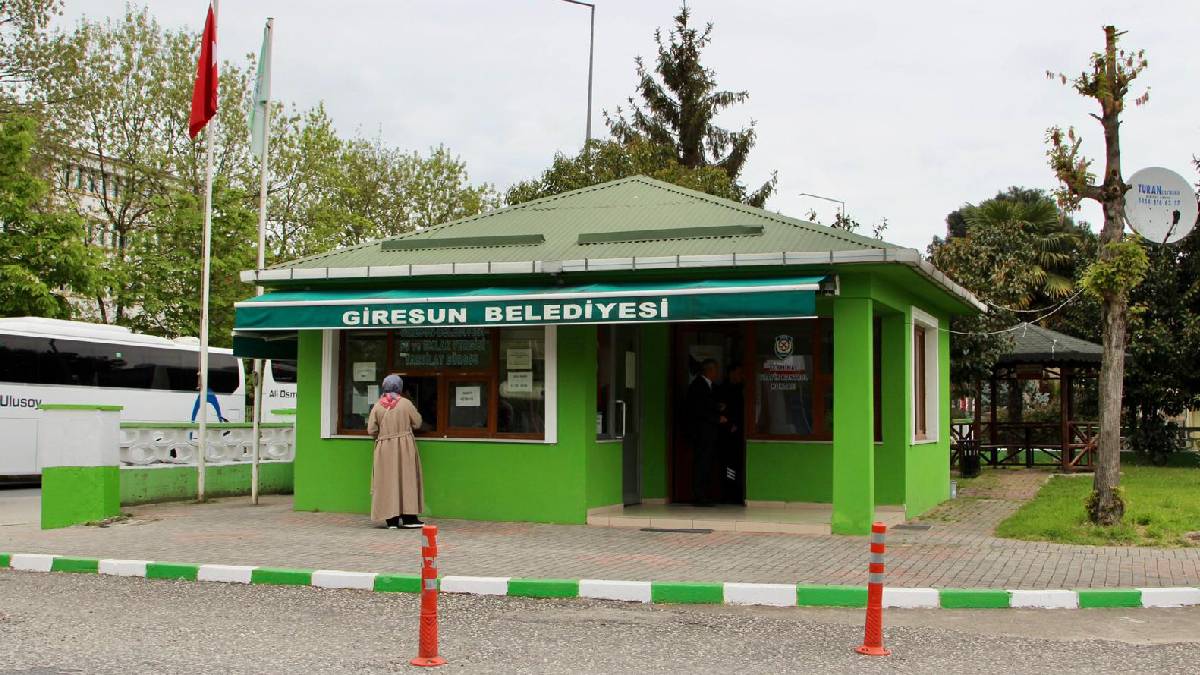 Giresun Belediyesinden terminalde bakım ve düzenleme çalışması