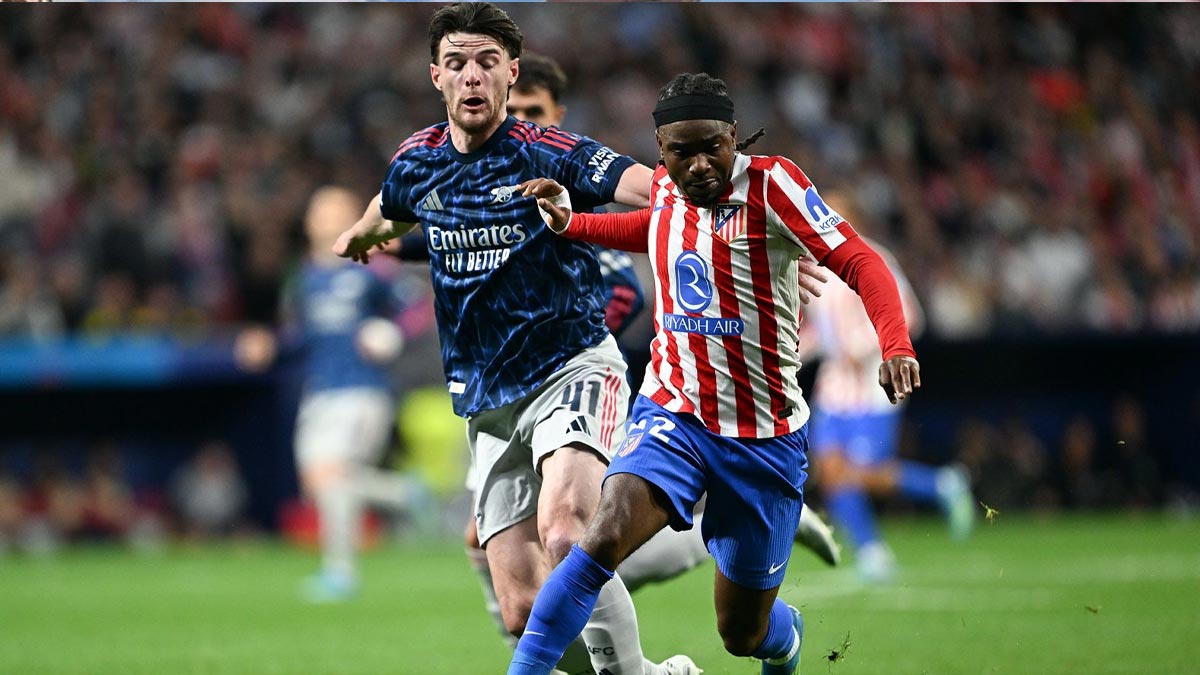 Atletico Madrid ile Arsenal turu Londra'ya bıraktı