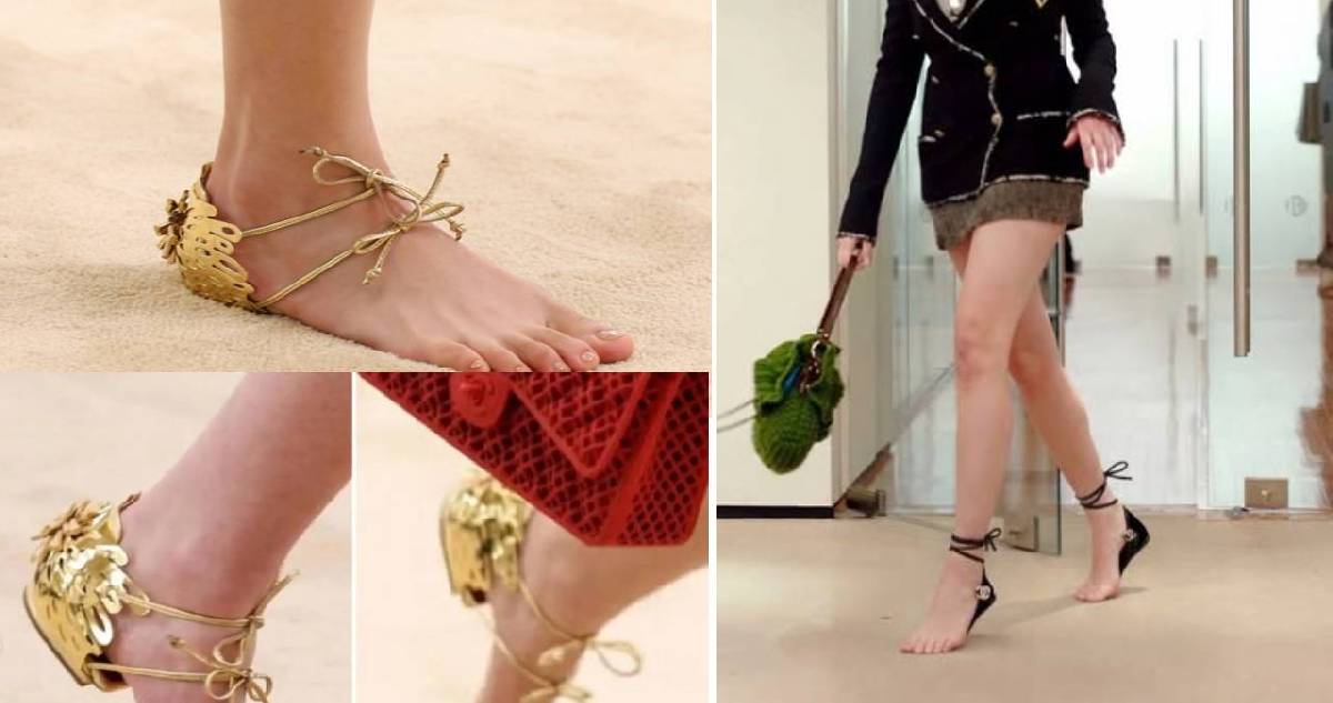 Chanel’in çıplak ayak görünümlü sandaletleri şoke etti! 90 bin TL’den satılıyor: ‘Resmen ayakkabı yok’