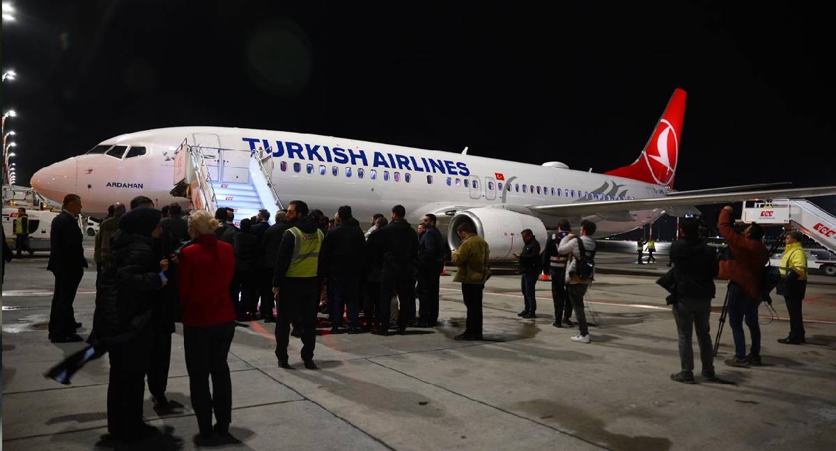 İsrail saldırısında alıkonulan Küresel Sumud Filosu aktivistleri İstanbul'da