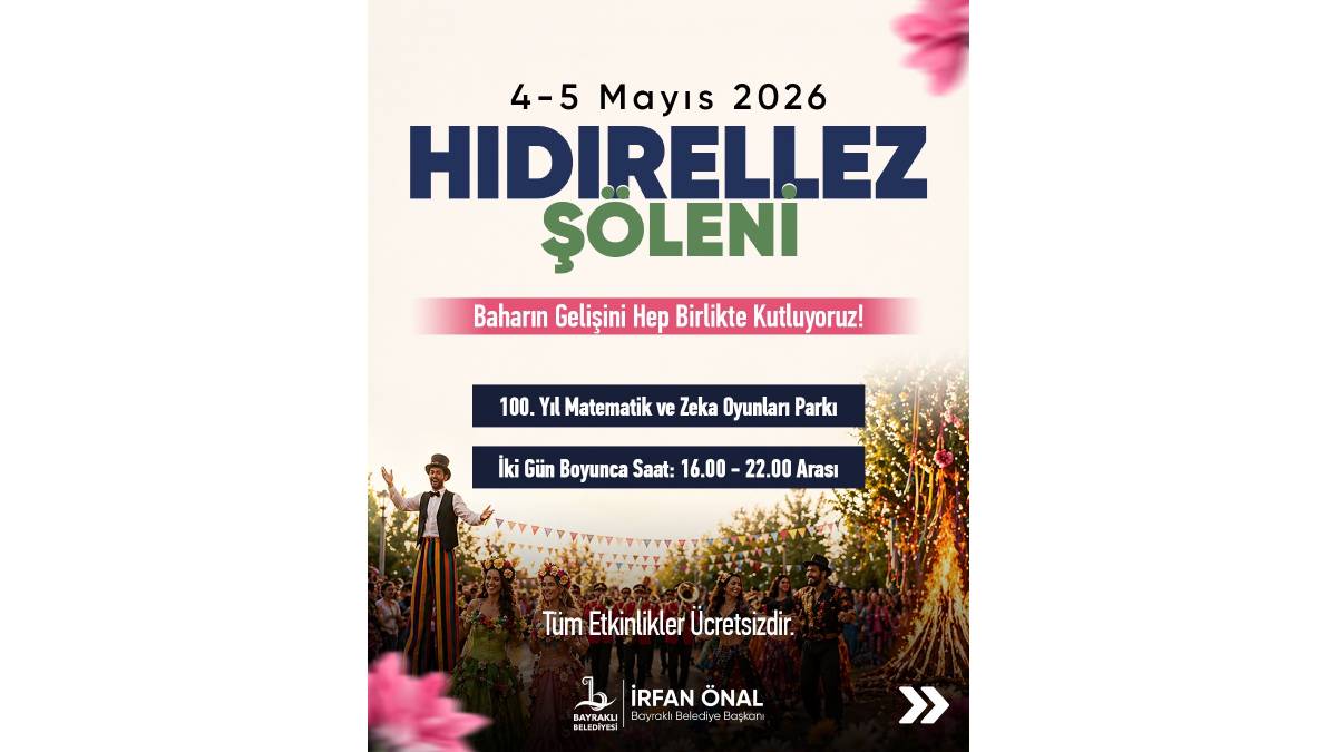 Bayraklı’da Hıdırellez coşkusu