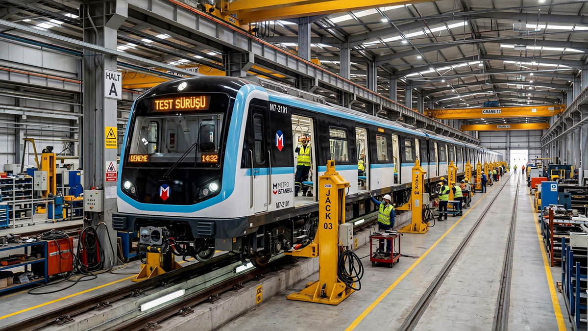 M7 ve M12 metro hatlarına 144 yeni araç geliyor
