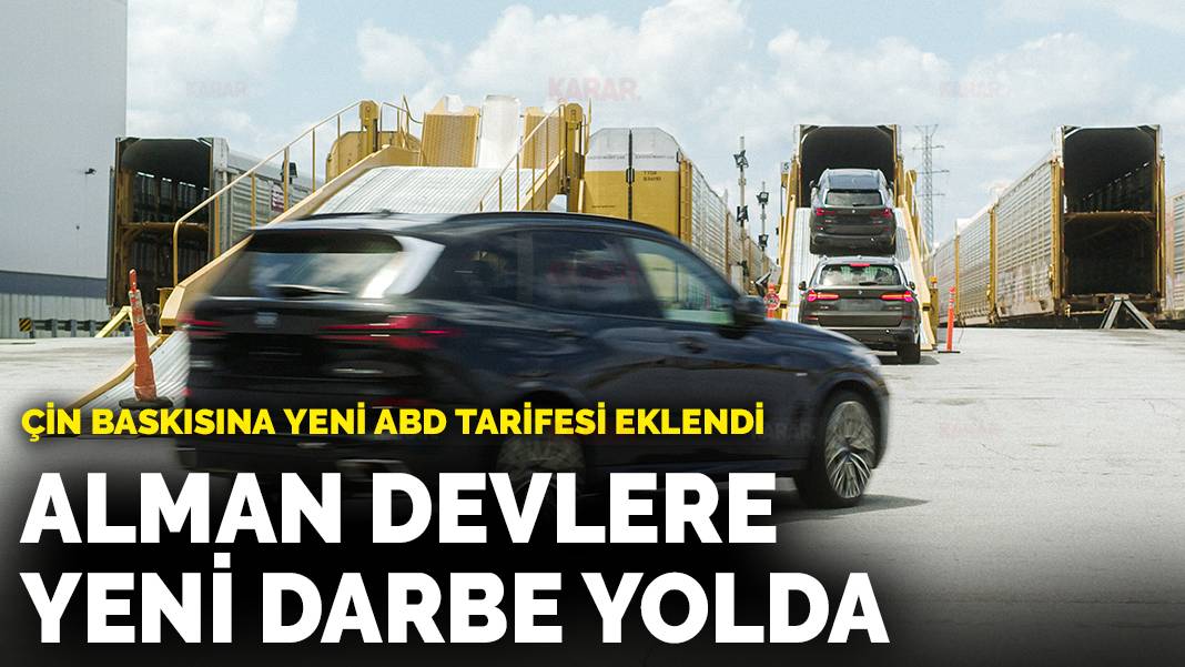 Alman otomotivi yeni gümrük kriziyle karşı karşıya