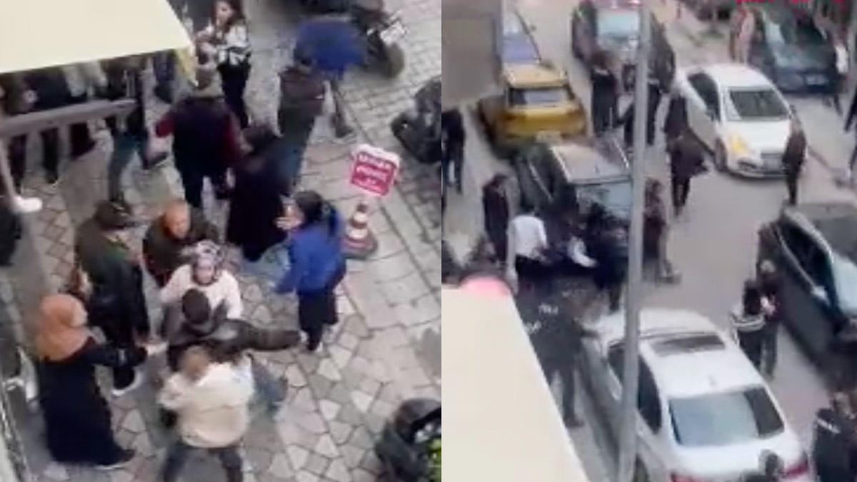 Sultangazi'da sokak ortasında silahlı kavga! Polis biber gazıyla ayırdı